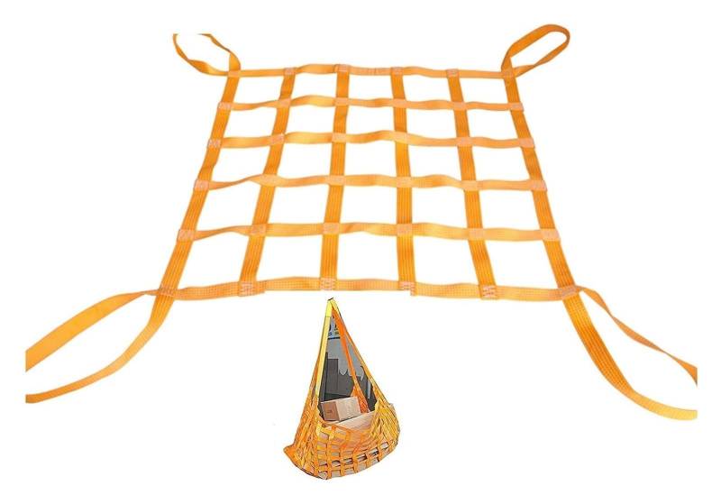 Hebe-Hebenetz, Frachtnetz, Polyester-Schlingenaufhängungsnetz, Ladungsschlingennetz for Bauschlingen(1.5 X 1.5M/Mesh 10cm/Load 2t) von CHENYUOZ