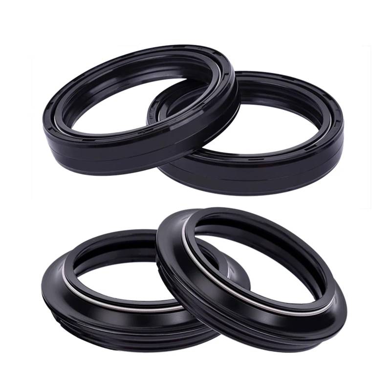 47x58x11 47 * 58 Gabel Suspension Dämpfer Öl Dichtung 47 58 Staub Abdeckung for CRF450 CRF450X Enduro off-Road CRF 450 15-6298(2pcs seal 2pc cover) von CHENZH