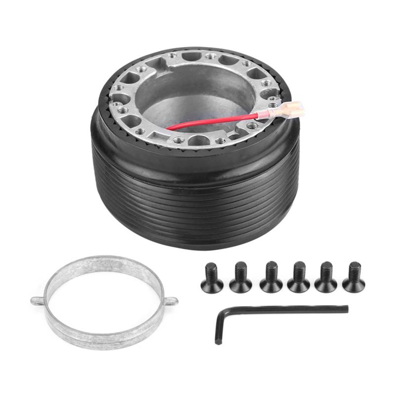 CHEOTIME Lenkradschub-Hub-Adapter, Aluminium 6-Bolzen-Loch-Lenkrad-Renn-Hub-Hub-Adapter für 323 Miata mx3 mx5 mx6 von CHEOTIME