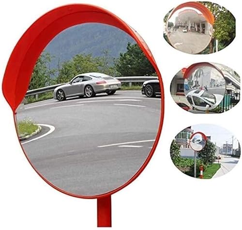 CHFYIJYHM Blind Spot Spiegel, konvex, rund, Outdoor, Weitwinkel, reflektierend, Weitwinkel, Spiegel, Sicherheit, Spiegel, Konvex Spiegel (45 cm) von CHFYIJYHM