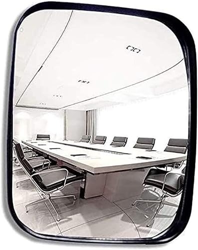 CHFYIJYHM Convex Mirror Supermarket Anti-Theft Mirror, rechteckig, konvex, verspiegelt, Sicherheit, Weitwinkel, Reflektor (16 x 19 cm) von CHFYIJYHM