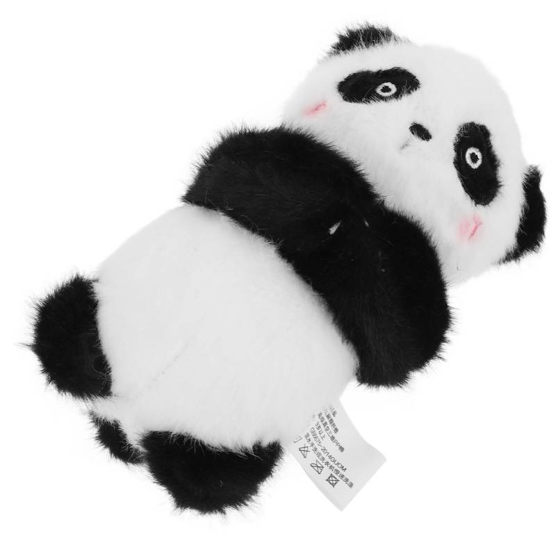 CHICAMPERA Auto Dekoration Panda Kawaii Auto Ornamente Automotive Plüsch Tier Puppe Dekoration Kreative Auto Wischer Shift Griff Dekoration von CHICAMPERA