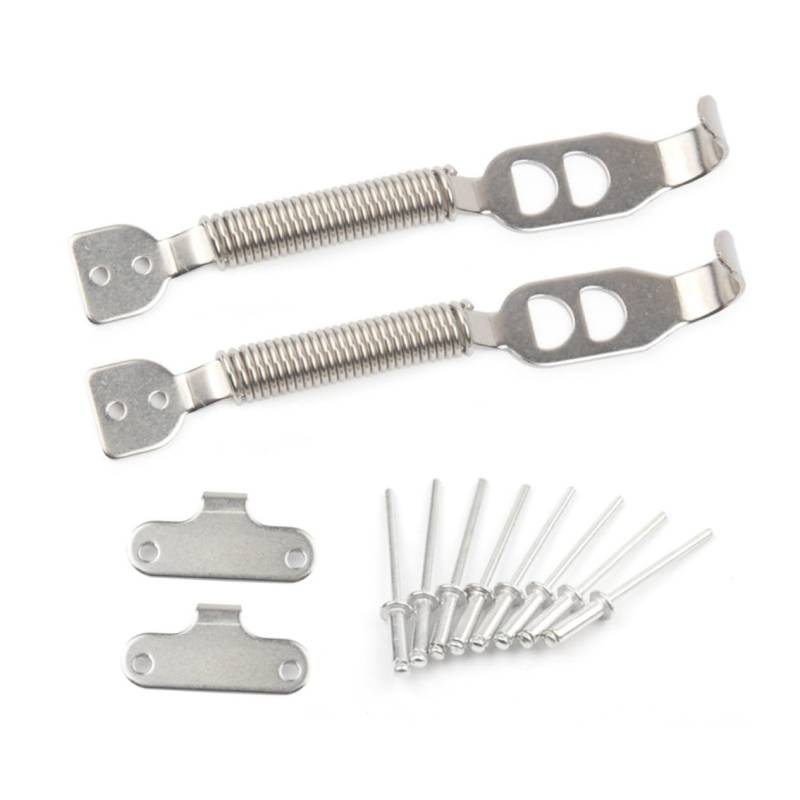 CHICAMPERA Haken heckklappenschloss schnappschäkel auto parts auto4part Kofferraumverschluss Heckklappenverschluss autoteile Haubenschloss Kofferraumschloss Silver von CHICAMPERA