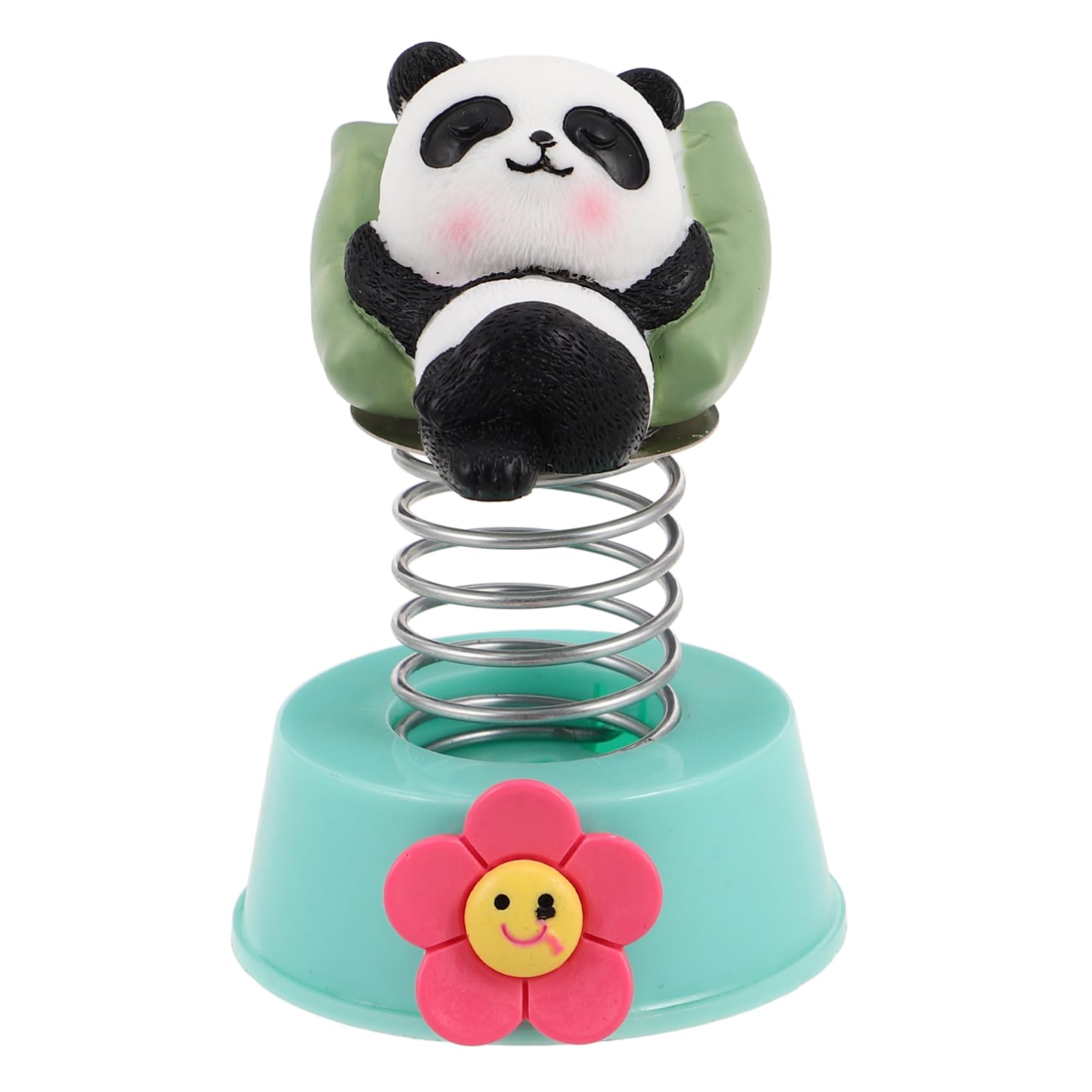 CHICAMPERA Panda-auto-armaturenbrett-ornament, Panda-auto, Frühlingspuppenspielzeug, Niedliche Panda-figur, Desktop-tiere, Statue, Wackelkopf-autoanhänger Für Auto-innenraum Und Dekoration von CHICAMPERA