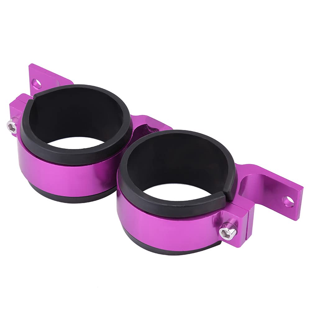 Aluminiumlegierung Dual -Filter -Klemme Cradle für 60 -mm (PURPLE) von CHICIRIS