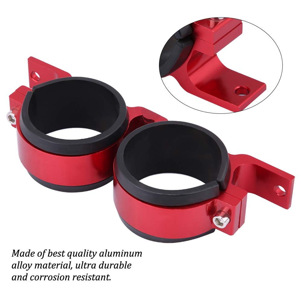 Aluminiumlegierung Dual -Filter -Klemme Cradle für 60 -mm (Rot) von CHICIRIS