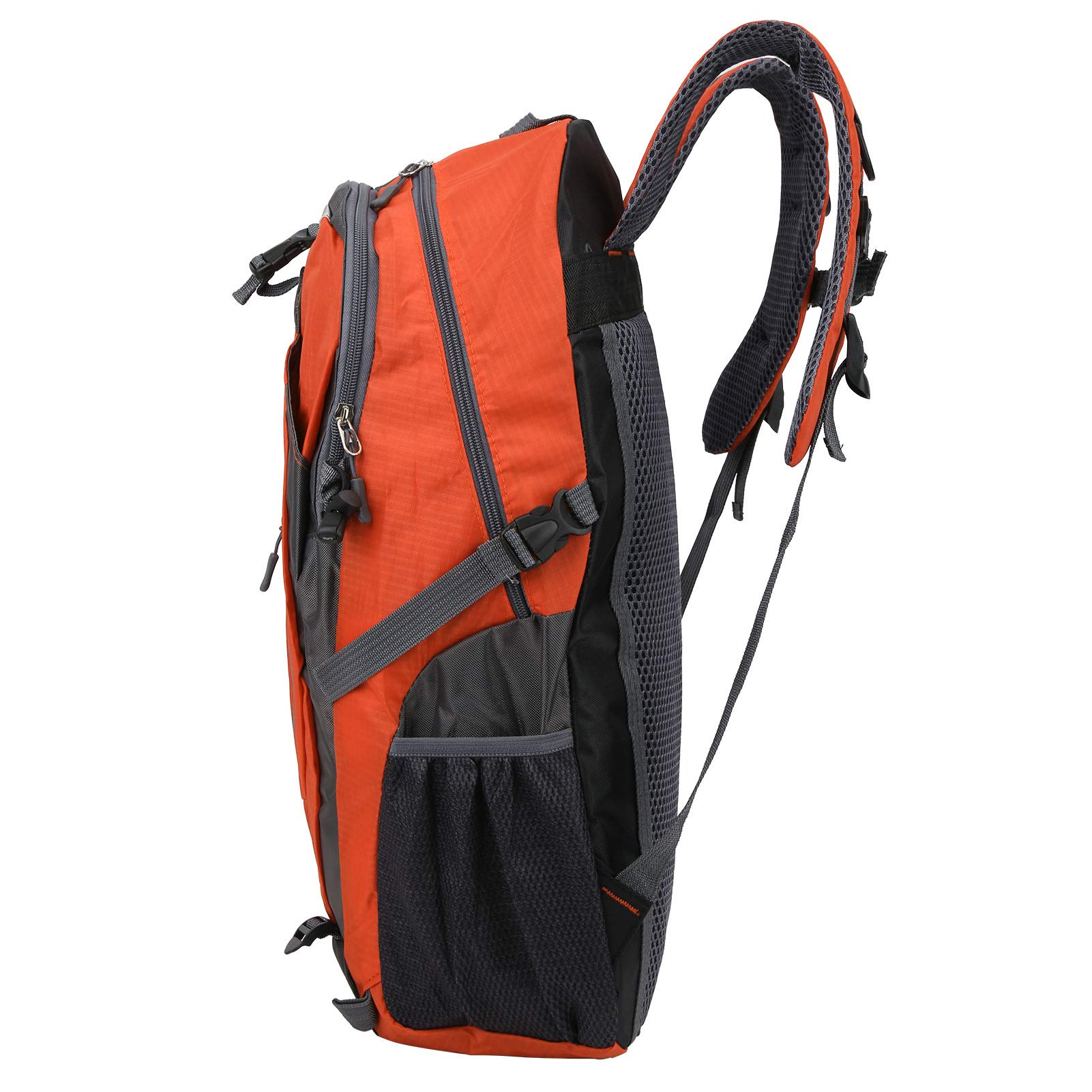 CHICIRIS Nur, Wasserdichter, Leichter Nylon- mit Mehreren Taschen für Outdoor-Sport, Klettern, Wandern, Reisen, Camping (ORANGE) von CHICIRIS