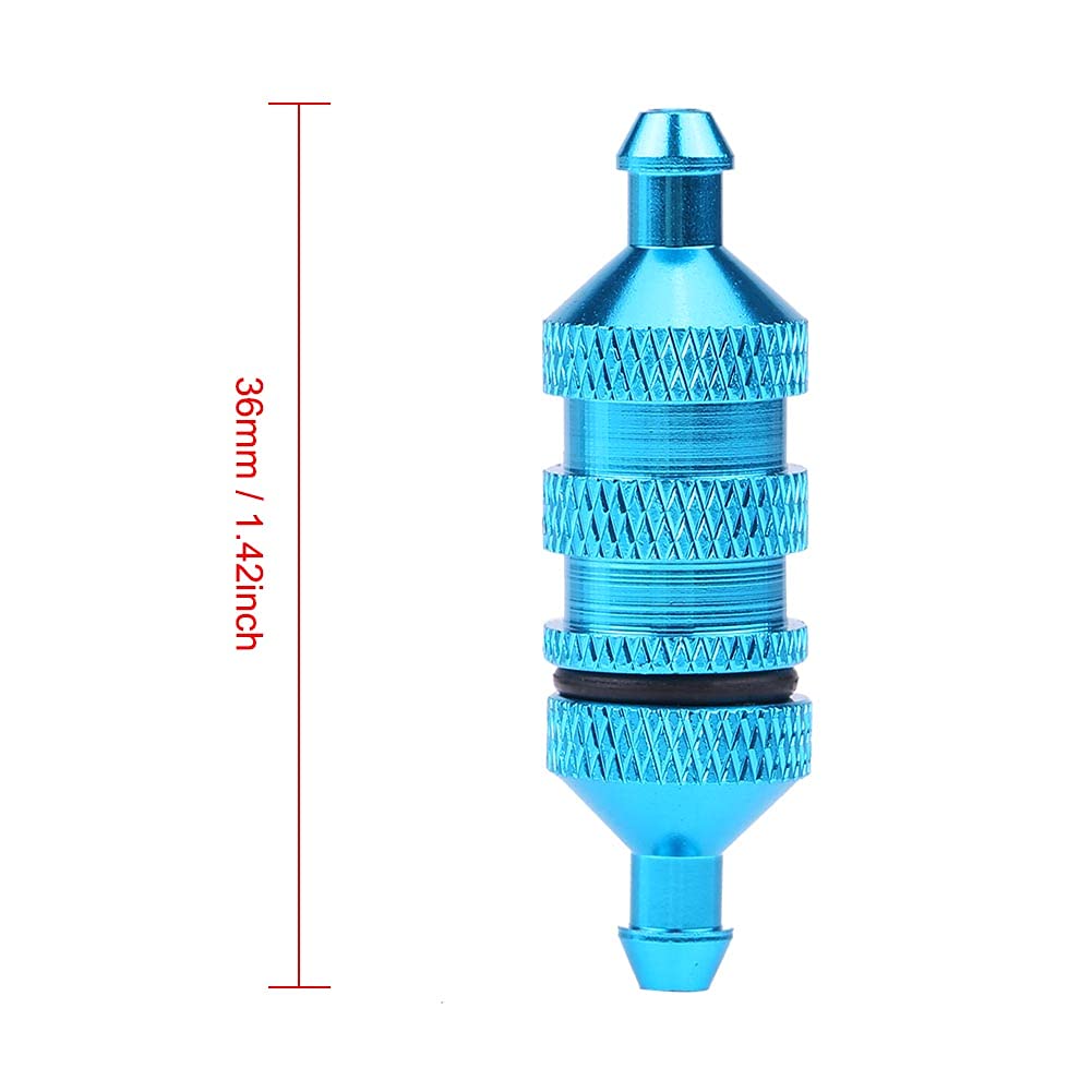 HSP Ölbrennstofffilter für RC -Auto -Update -Teile, Schönes Erscheinungsbild, für 1/8 1/10 Skala, Lila (BLUE) von CHICIRIS