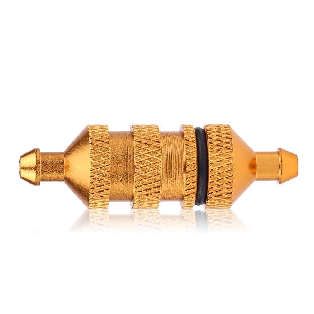 HSP Ölbrennstofffilter für RC -Auto -Update -Teile, Schönes Erscheinungsbild, für 1/8 1/10 Skala, Lila (GOLD) von CHICIRIS