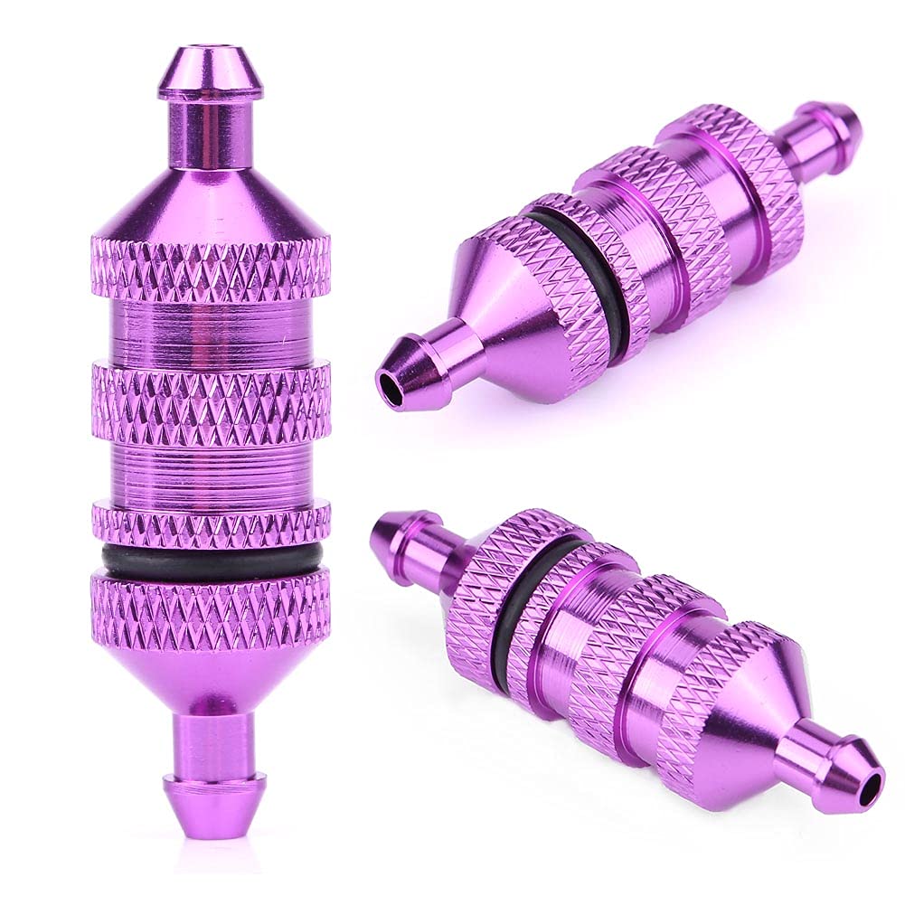 HSP Ölbrennstofffilter für RC -Auto -Update -Teile, Schönes Erscheinungsbild, für 1/8 1/10 Skala, Lila (PURPLE) von CHICIRIS