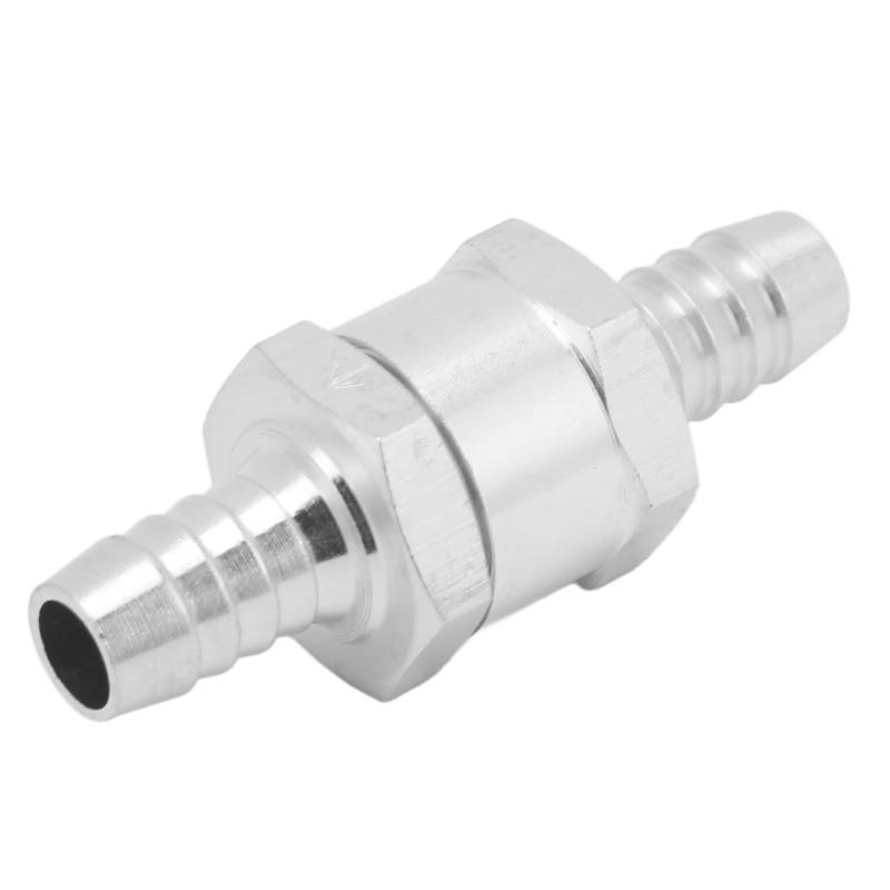 Rückschlagventil Rückschlagventil Einweg-Rückschlagventil Aluminiumlegierung Universal für Kraftstoff Benzin Öl Benzin Wasser(10mm) valve default von CHICIRIS