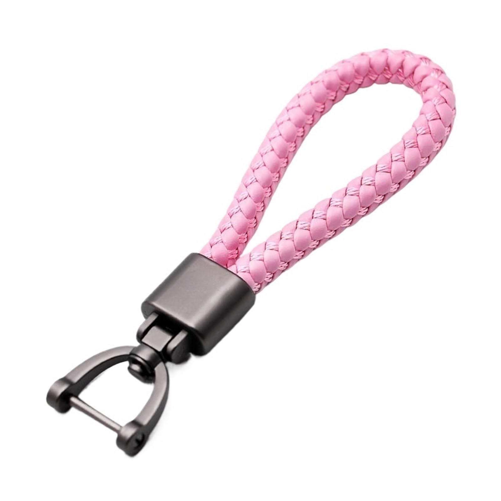 Geeignet for GLC300L/260L/e300l/E260 Auto-Anti-Verlust-Schlüsselanhänger-Abdeckung, Gewebter Anhänger(Pink) von CHICSTYLE