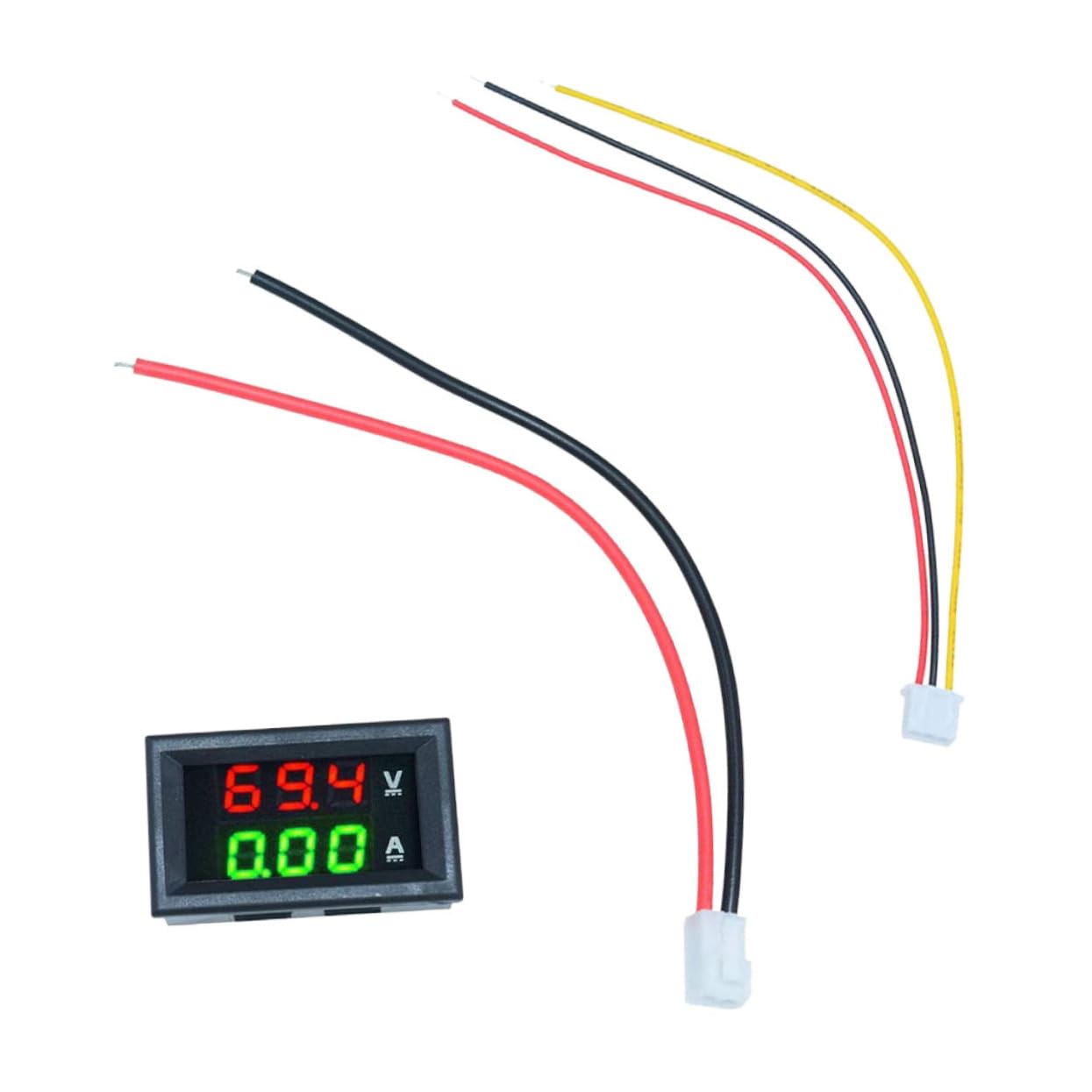 CHILDWEET 1 Stk Spannung Und Strom Spannungsprüfer Spannungsmesser Auto Sensor Voltmeter, Amperemeter, Strommesser Regler Generator Bausatz Watt Solarenergie Kfz-elektrotester Alarm Plastik von CHILDWEET