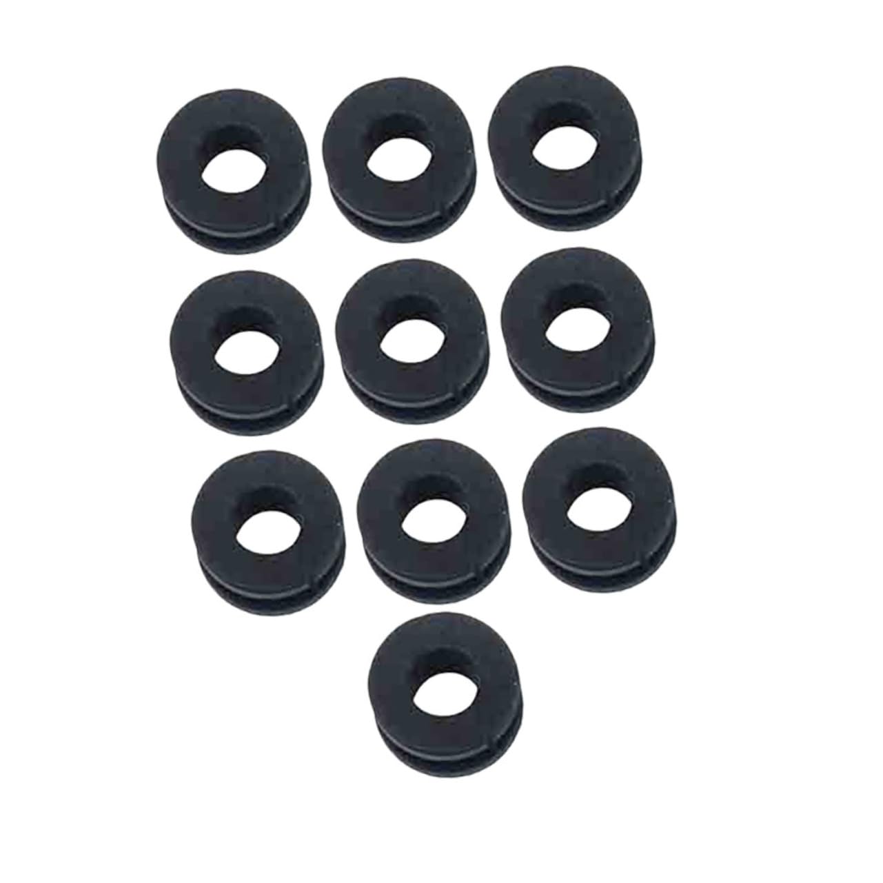 CHILDWEET 10er-sets Gummidichtung Gummiringe Zur Absorption Von Motorrädern Puffer Gummiring Dichtring Absorptionsgummiring Black von CHILDWEET