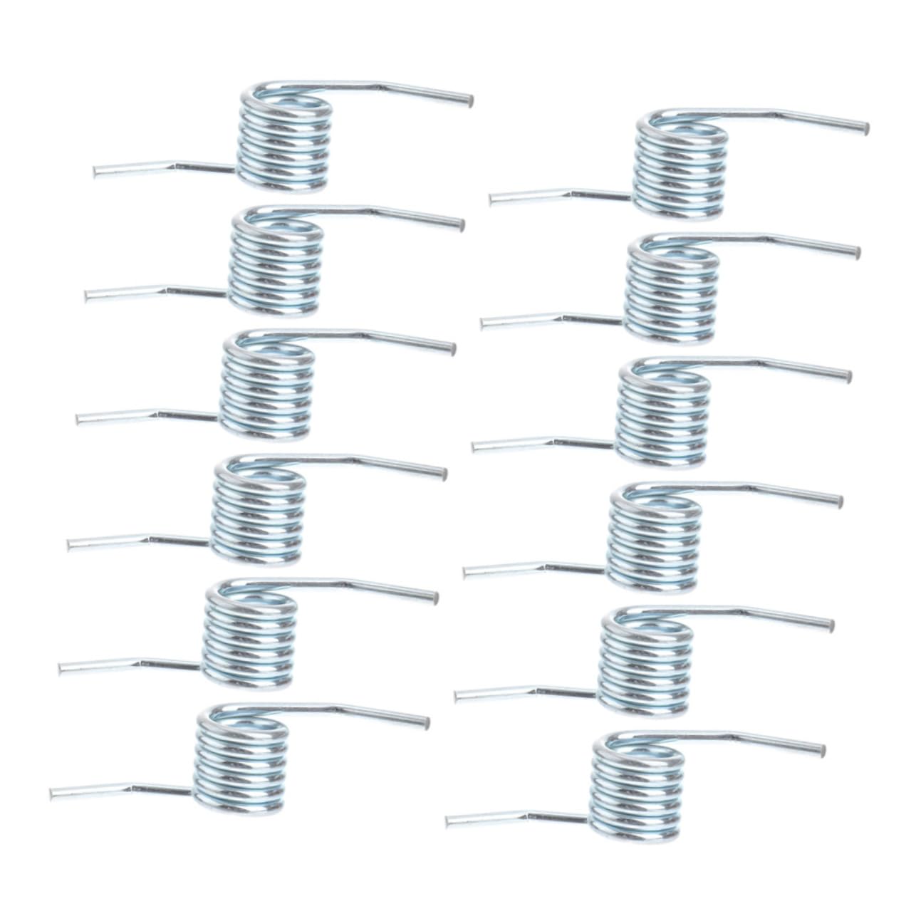 CHILDWEET 12st Torsionsfeder des Wagenhebers Wagenheber Feder Hydraulische Jackteile Feder des Hydraulischen Wagenhebergriffs Teil des Wagenhebers Zubehör Für Horizontale Wagenheber Silver von CHILDWEET