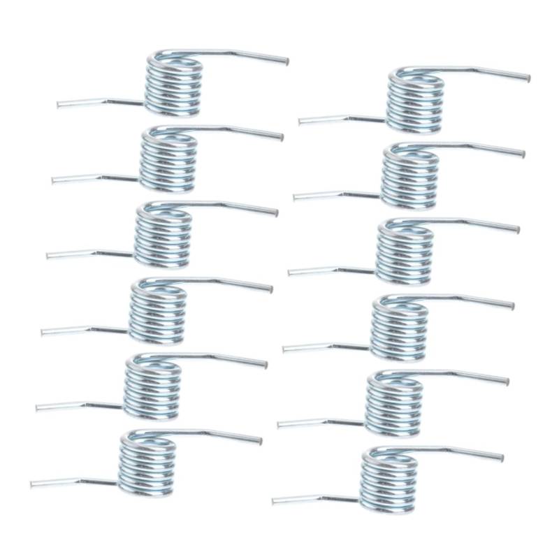 CHILDWEET 12st Torsionsfeder des Wagenhebers Wagenheber Feder Hydraulische Jackteile Feder des Hydraulischen Wagenhebergriffs Teil des Wagenhebers Zubehör Für Horizontale Wagenheber Silver von CHILDWEET