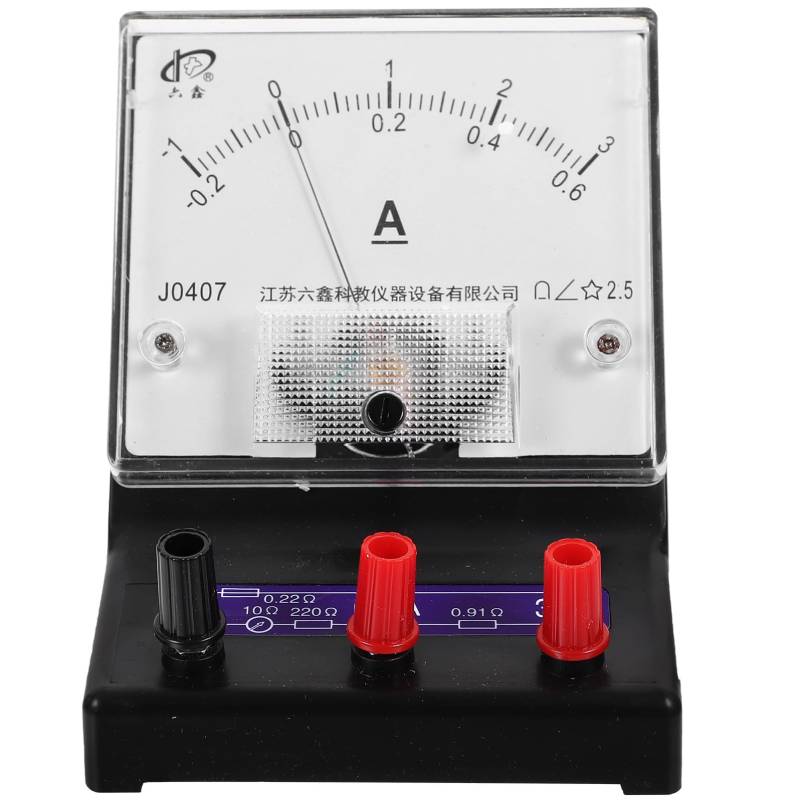 CHILDWEET 1stk Labor-amperemeter Dynamometer Voltmeter Führt Batterieprüfer Watt Stromtester Meter Sonde Manuelles Voltmeter Schaltungsprüfung Galvanometer Multi Prüfen Analog Plastik Rot von CHILDWEET