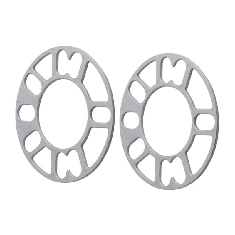 CHILDWEET 2 STK Distanzscheibe Lenkrollen Adapter Koffer mit Rollen Cabrio Rad Auto Wheel spacers Car Wheel hub spacers LKW-Spurverbreiterung Nabenabstandshalter für Auto Aluminiumlegierung von CHILDWEET