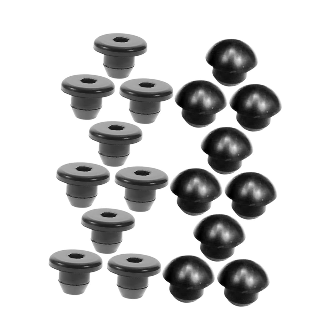 CHILDWEET 24Pcs Stecker Autos Erklärungen Ölbehälter Füllstoff Stecker Flasche Jack Füllstecker Floor Buchse Ersatzteile Bodenbuchsen Siedel Kit Floße Jackteile Jack Stecker Schwarz Gummi von CHILDWEET