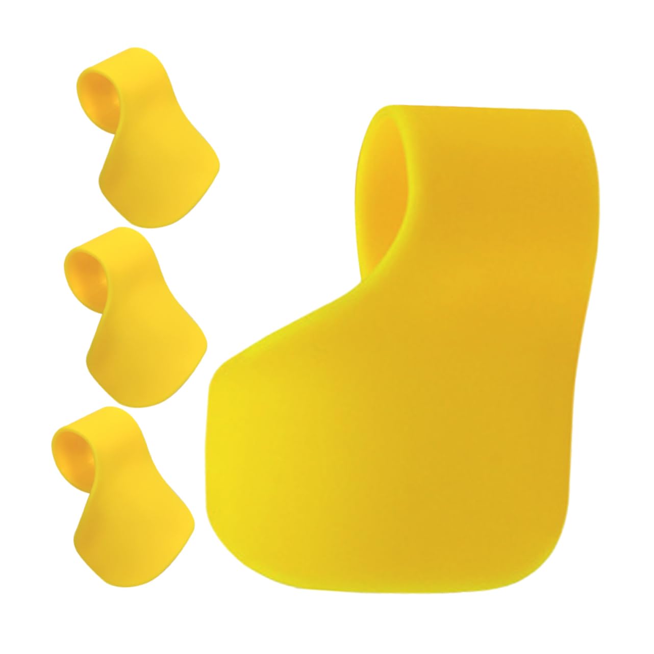 CHILDWEET 4 Stück -drosselklappenclip Handgelenkpolster Finger Griff Handgelenksstärkung Handschuh Maschine Mechanische Tastatur Kabellos Roller Klaviatur Bauchtrainer Abs Yellow von CHILDWEET