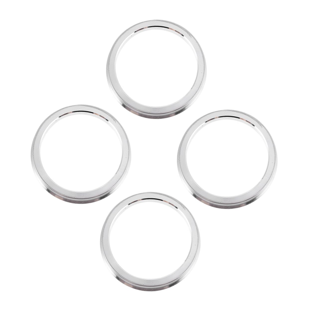 CHILDWEET 4Pcs Hub Kragen Hub Ringe Für Zentrische Autos Außendekorationen Autodekorationen Außen Ästhetische Ring Nuption Custom Hub Hub Ringe 6645 Bis 571 Hub Ringe Aluminiumlegierung von CHILDWEET