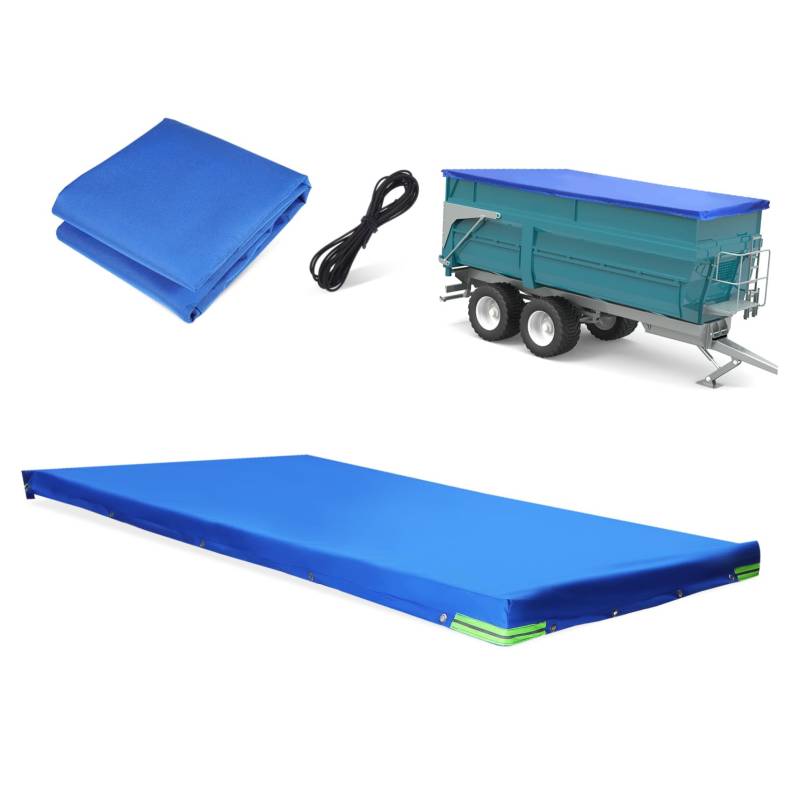 CHILDWEET 600D Trailer Cover Mit Gummiseil Wetterfeste Abdeckung Für Wohnmobile Und Anhänger Oxford Stoff Plane Schutz Vor Regen Und UV Strahlen von CHILDWEET