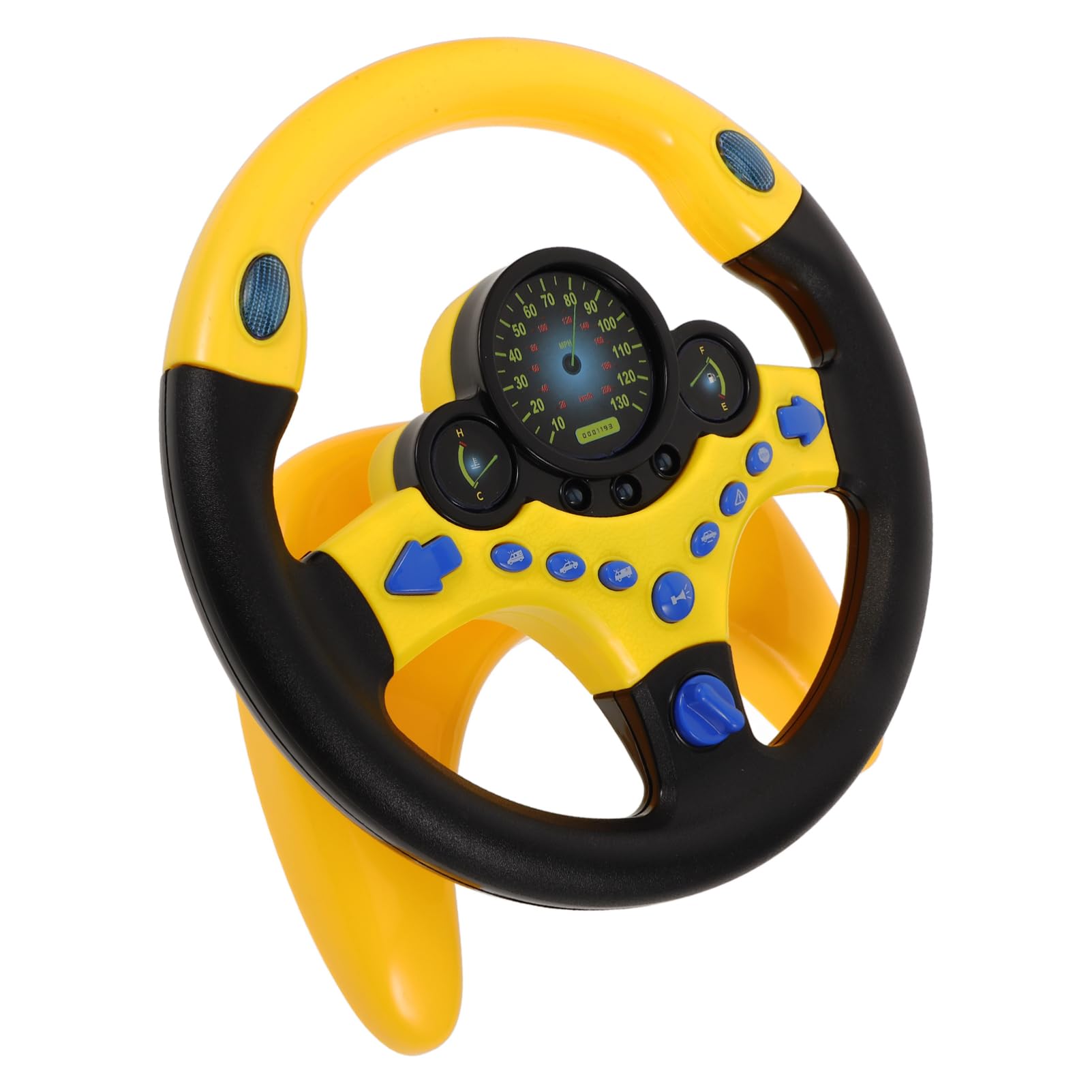 CHILDWEET Auto Lenkung Rad zappeln Plastik Yellow von CHILDWEET