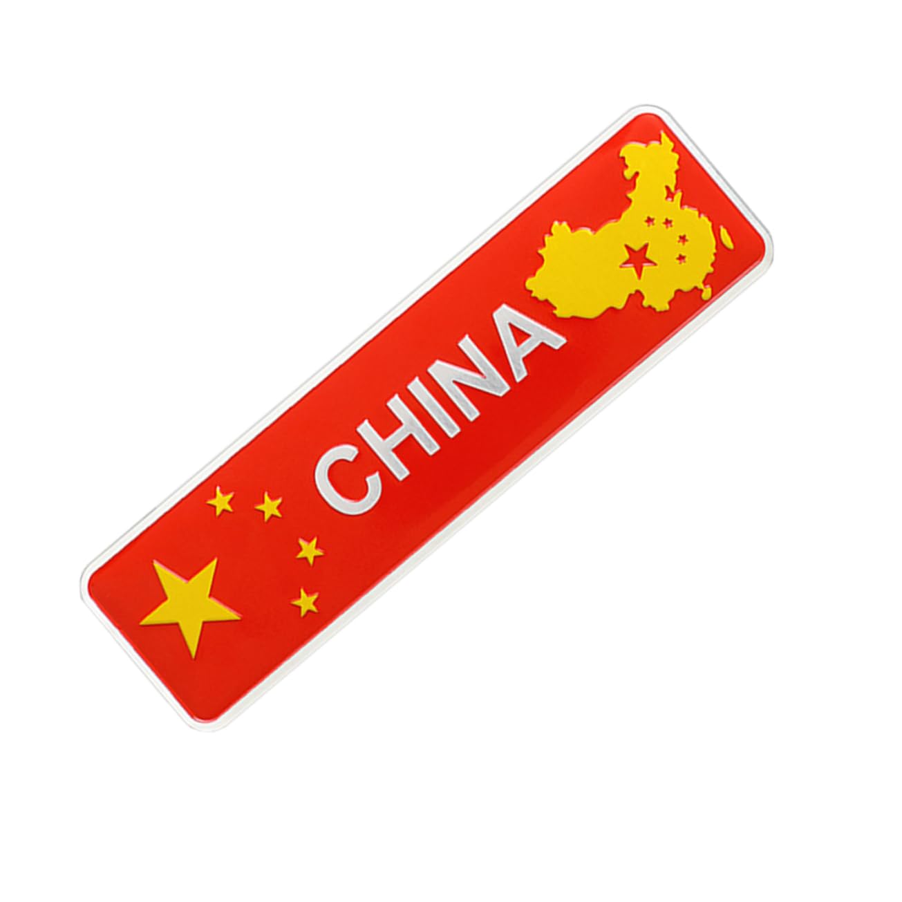 CHILDWEET Autologo Der Nationalflagge Auto-Aufkleber Embleme China Autoaufkleber Mit Chinesischer Flagge Stoßstange Dekorative Aufkleber Nationalflaggenaufkleber Für Auto Rot Aluminium von CHILDWEET