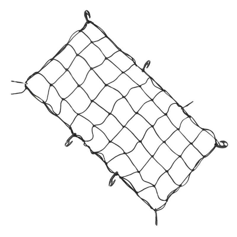 CHILDWEET Camper Festnetz Bungee Auto Stamm Zelt geschmeidig im Freien netze für anhänger anhängerzubehör Gepäckaufbewahrung Wohnmobil-Trolley-Abdeckung Gepäcknetz für Wohnmobile Gummi Black von CHILDWEET