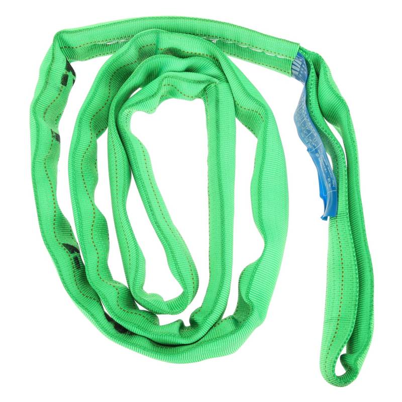 CHILDWEET Flexible Schlinge Mit Doppelschnalle Schleife Abschleppen Umzugsmaterial Schlaufengurte Heben Rolle Lofting Seilzugbefestigung Griffe Kreuzheben Gurtschlinge Lasso Green Polyester von CHILDWEET