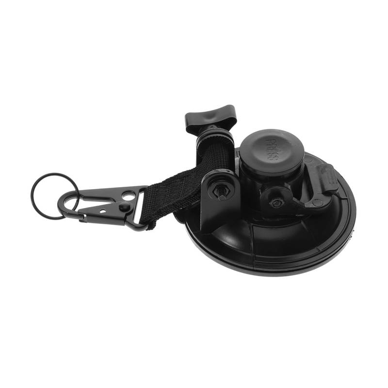 CHILDWEET Haken für Saugnapf Camping zubehör autozubehör Haustier Auto zubehör Auto zübehör Haken für Saugnäpfe Camping-Befestigungssaugnäpfe Saugnapf-Clips Saugnapfhaken Nylon Black von CHILDWEET