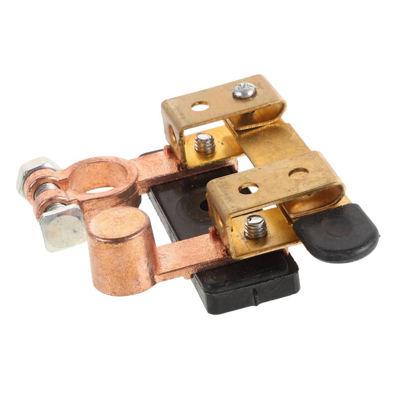 CHILDWEET Leistungsschalter batterie trennschalter batterie-trennschalter RV Batterie Isolatorschalter Batterieabschaltung für ATVs Batterie schnell abklemmen Autozubehör Messing Rose Gold von CHILDWEET