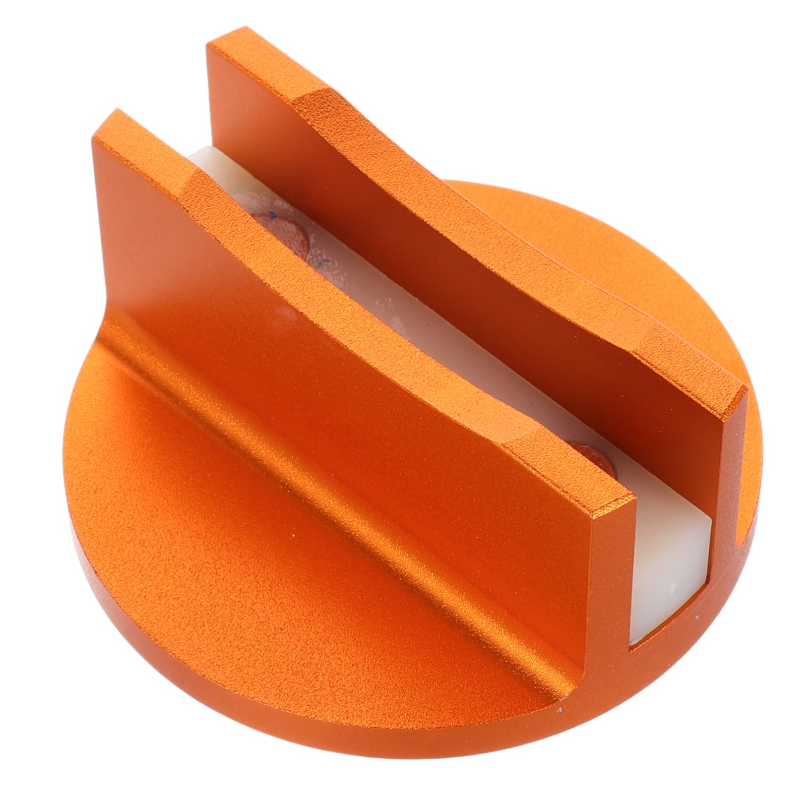 CHILDWEET Rahmenschienenadapter autozubehör magnetische Halterung Kompatibel mit Fahrzeugbodenhebern Fahrzeugheber Jack-Blocker Wagenheberauflagen für Wagenheber Jack-Pads Aluminium Orange von CHILDWEET