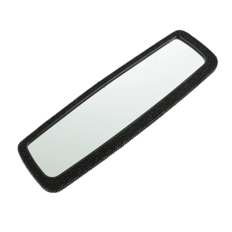 CHILDWEET Rückspiegel car mirror car rear view mirror auto innenspiegel bling zubehör bling Rückansicht Auto Seitenspiegel toter winkel autospiegel Glas Black von CHILDWEET