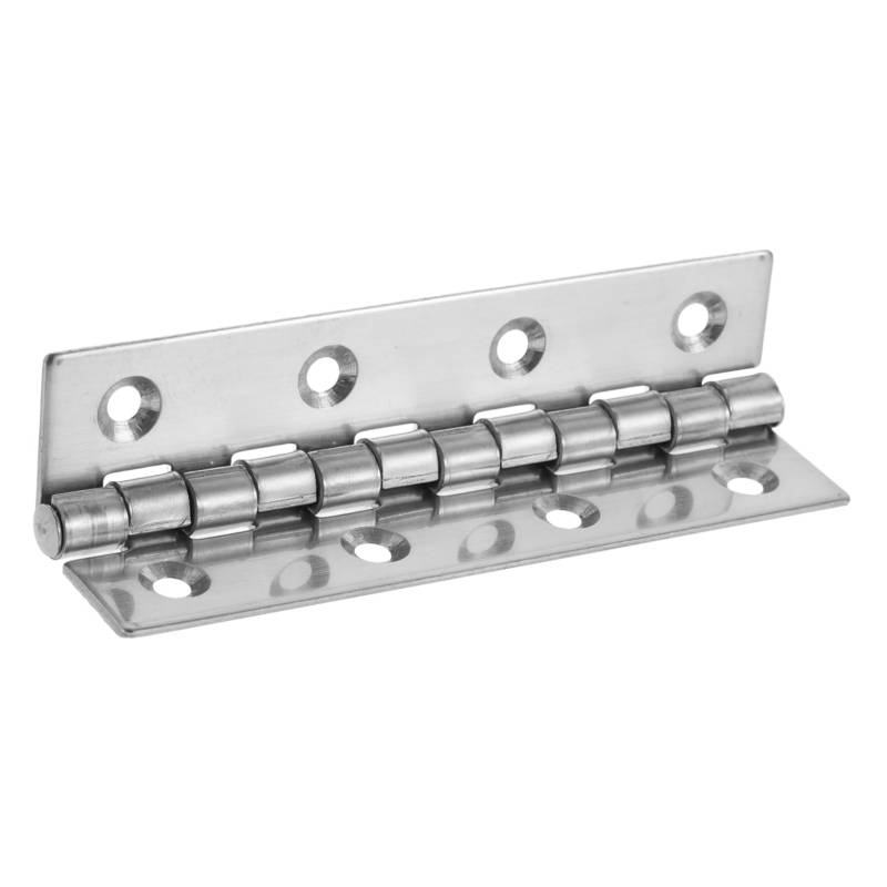 CHILDWEET Scharnier Aus Edelstahl Klappscharnier Kleine Schrankscharniere Rostfreies Scharnier Scharniere Für Wohnmöbel Lange Hardware-scharniere Stoßscharniere Rostfreier Stahl Silver von CHILDWEET