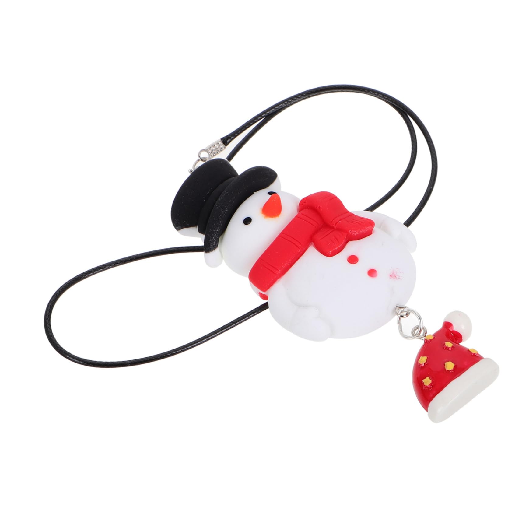 CHILDWEET Schneemann-anhänger Kleine Schneemann-ornamente Auto-winterdekoration Schnee- Gefälschte Schneebälle Winterdekorationen Schneemann Baumschmuck Rentier Auto Schneeflocke Metall von CHILDWEET