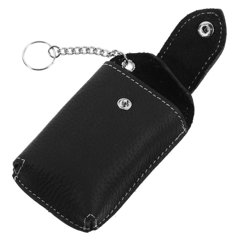 CHILDWEET Tasche für Autoschlüssel Auto-Schlüsselanhänger für Männer Schlüsselanhänger-Halterung für den Gürtel autoschlüssel etui autoschlüsseltasche schlüsseletui Tastenabdeckungen Black von CHILDWEET