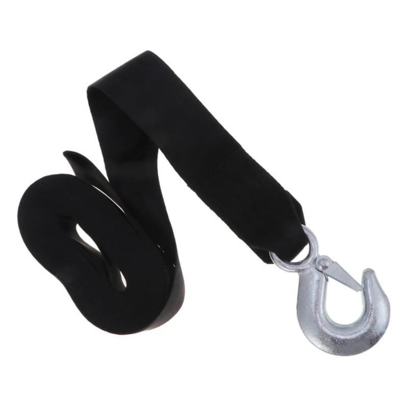 CHILDWEET Windengurt Verriegelung Wickler Auto Windenseil Für Bootsanhänger Haken Anhängerkupplung Stift Bungee Anhängerwinde Handhaben Lkws Riemen Für Bootsanhänger Ratsche Black Polyester von CHILDWEET