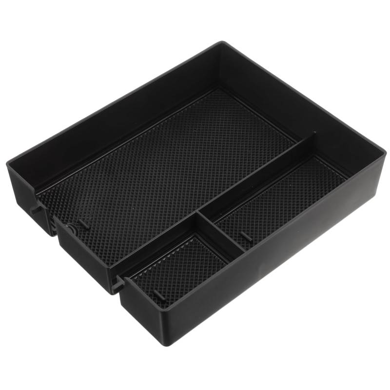 CHILDWEET armlehne car Storage Box Kofferraum-Organizer Tablett Sitz Wagen Center Aufbewahrungsorganisator für Autozubehör Münzhalter für Auto Abs Black von CHILDWEET