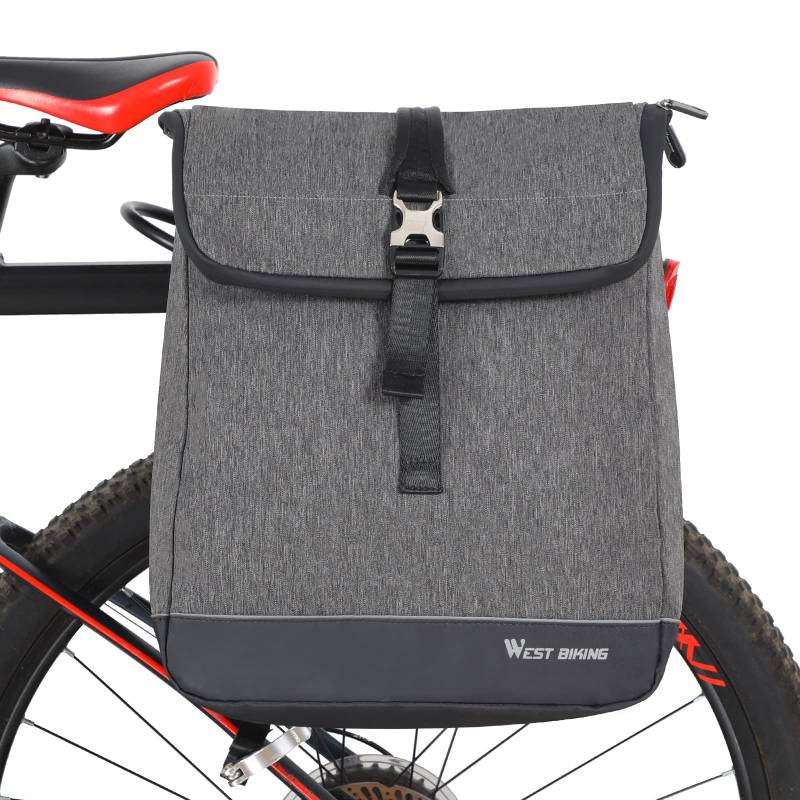 CHIMONA Fahrradrucksack Gepäckträger Herren, 2 in 1 Gepäckträgertasche 15-25L Grosse Kapazität Fahrradtasche Gepäckträger mit Laptopfach, Komfortable Leicht Rucksäcke für Radfahren, Klettern, Pendeln von CHIMONA