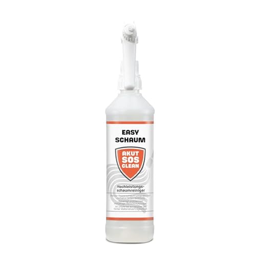 Akut SOS Clean Easy Schaum Hochleistungs Schaumreiniger 0.5L gebrauchsfertig für Haushalt Büro & Auto - Tatortreiniger Spray von CHIMP TOOLS PREMIUM CAR CARE PRODUCTS