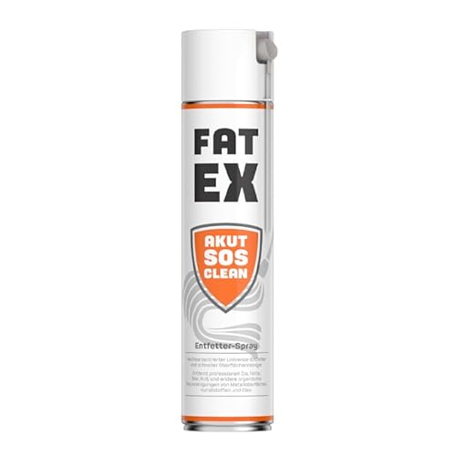 Akut SOS Clean FAT EX Entfetter Spray 0.6L Entfernt professionell Öle, Fette, Teer, Ruß auf allen Untergründen von CHIMP TOOLS PREMIUM CAR CARE PRODUCTS