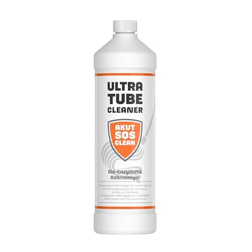 Akut SOS Clean ULTRA TUBE CLEANER Bio-Enzym Rohrreiniger | BIO Rohrreiniger | biologisch abbaubar | Bio Reiniger mit Mikroorganismen 1L von CHIMP TOOLS PREMIUM CAR CARE PRODUCTS