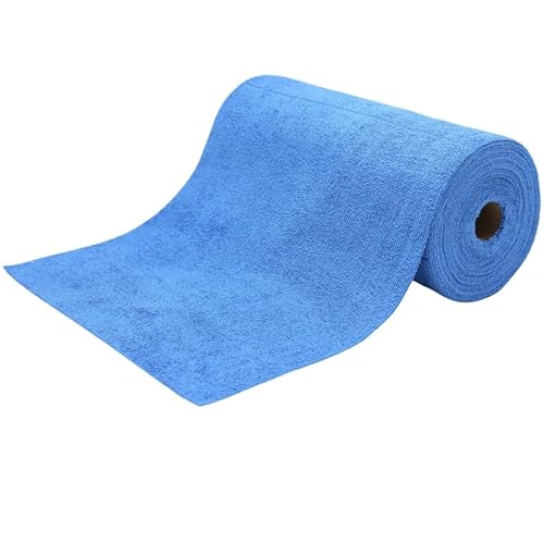 CHIMP TOOLS - Mikrofasertuch Rolle 50 Stück Blau 30x30 cm Polierrtuch Putztch Auto & Haushalt Mikrofasertuch Spender Blau von CHIMP TOOLS PREMIUM CAR CARE PRODUCTS