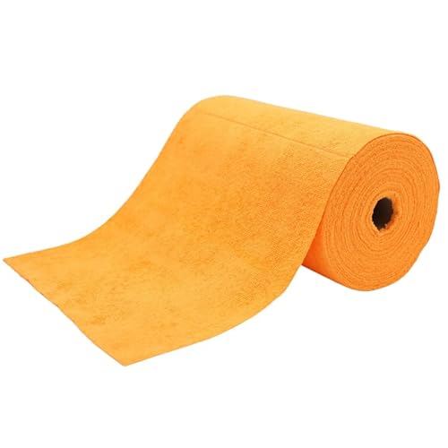 CHIMP TOOLS - Mikrofasertuch Rolle 75 Stück Orange 30x30 cm Polierrtuch Putztch Auto & Haushalt Mikrofasertuch Spender Orange von CHIMP TOOLS PREMIUM CAR CARE PRODUCTS