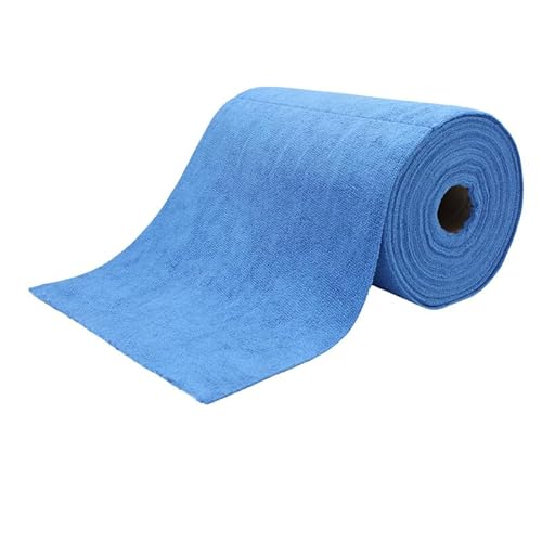 CHIMP TOOLS - Mikrofasertuch Rolle 75 Stück blau 30x30 cm Polierrtuch Putztch Auto & Haushalt Mikrofasertuch Spender Blau von CHIMP TOOLS PREMIUM CAR CARE PRODUCTS