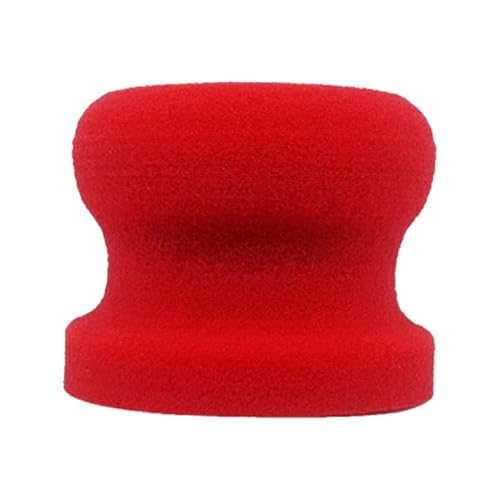 Fieball PREMIUM AUTOPFLEGE Wax Acrylic Applikator Pad Rot - Handapplikator Audtragspad Polierpuk von CHIMP TOOLS PREMIUM CAR CARE PRODUCTS