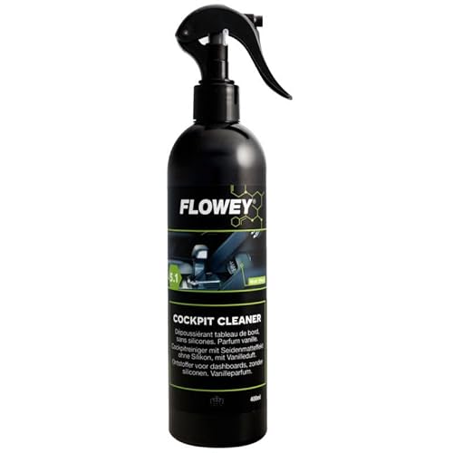 Flowey Satin Cockpit Cleaner mit Matt Effekt - Auto Innenreiniger - Cockpit Reiniger - Cockpit Cleaner mit Vanille Duft - Kunststoffreiniger 400ml von CHIMP TOOLS PREMIUM CAR CARE PRODUCTS