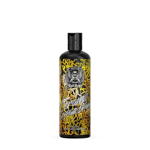 RR Customs Bad Boy Ceramic Exterior Plastic Dressing Kunststoffpflege für den KFZ Außenbereich pflegt + schützt Gummi & Kunststoff 0.5L von CHIMP TOOLS PREMIUM CAR CARE PRODUCTS