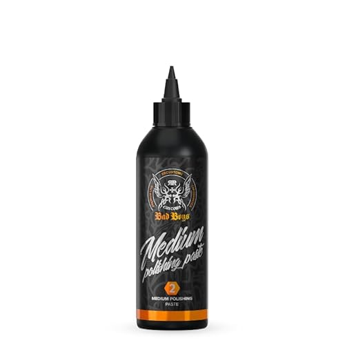 RR Customs Bad Boys Medium Cut Politur Mittlere Schleifpaste für Autolacke - leicht abrasive Lackpolitur 250g von CHIMP TOOLS PREMIUM CAR CARE PRODUCTS